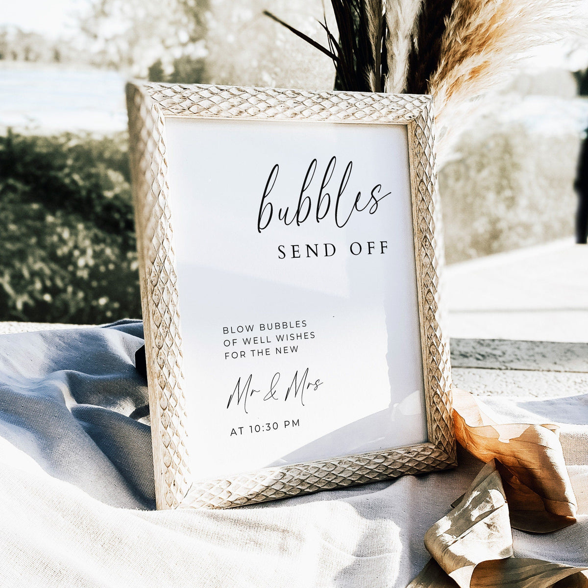 Sond Off Wedding send off signs | Honestweddingadvice.com