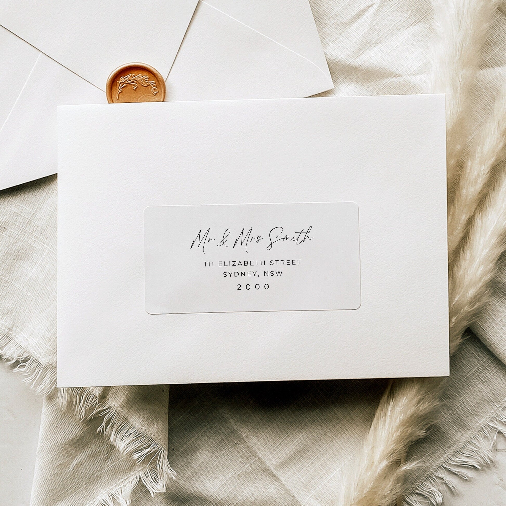 Wedding Envelope Guest Address Labels, Printable Template To Fit Avery Labels