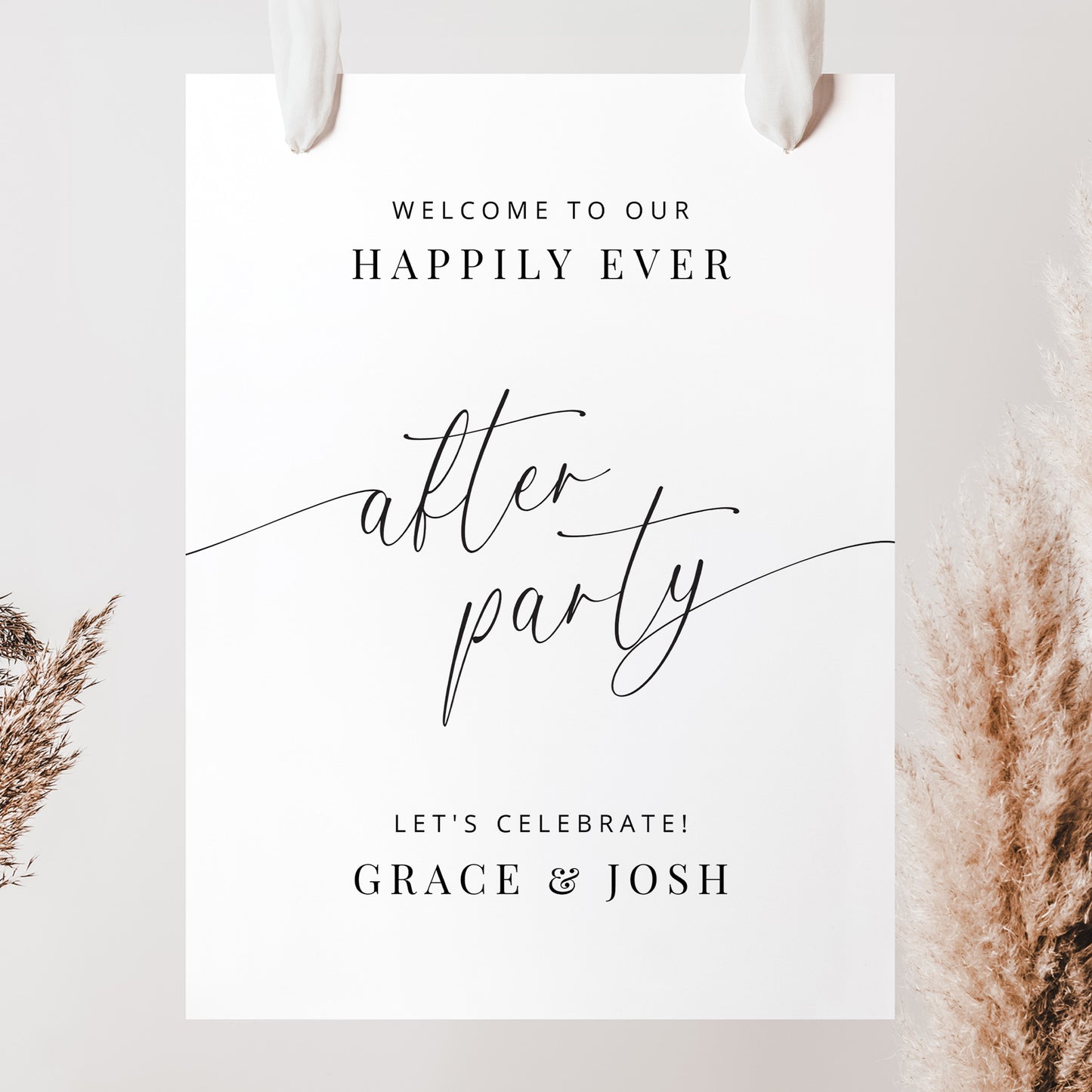 Happily Ever After Party Welcome Sign