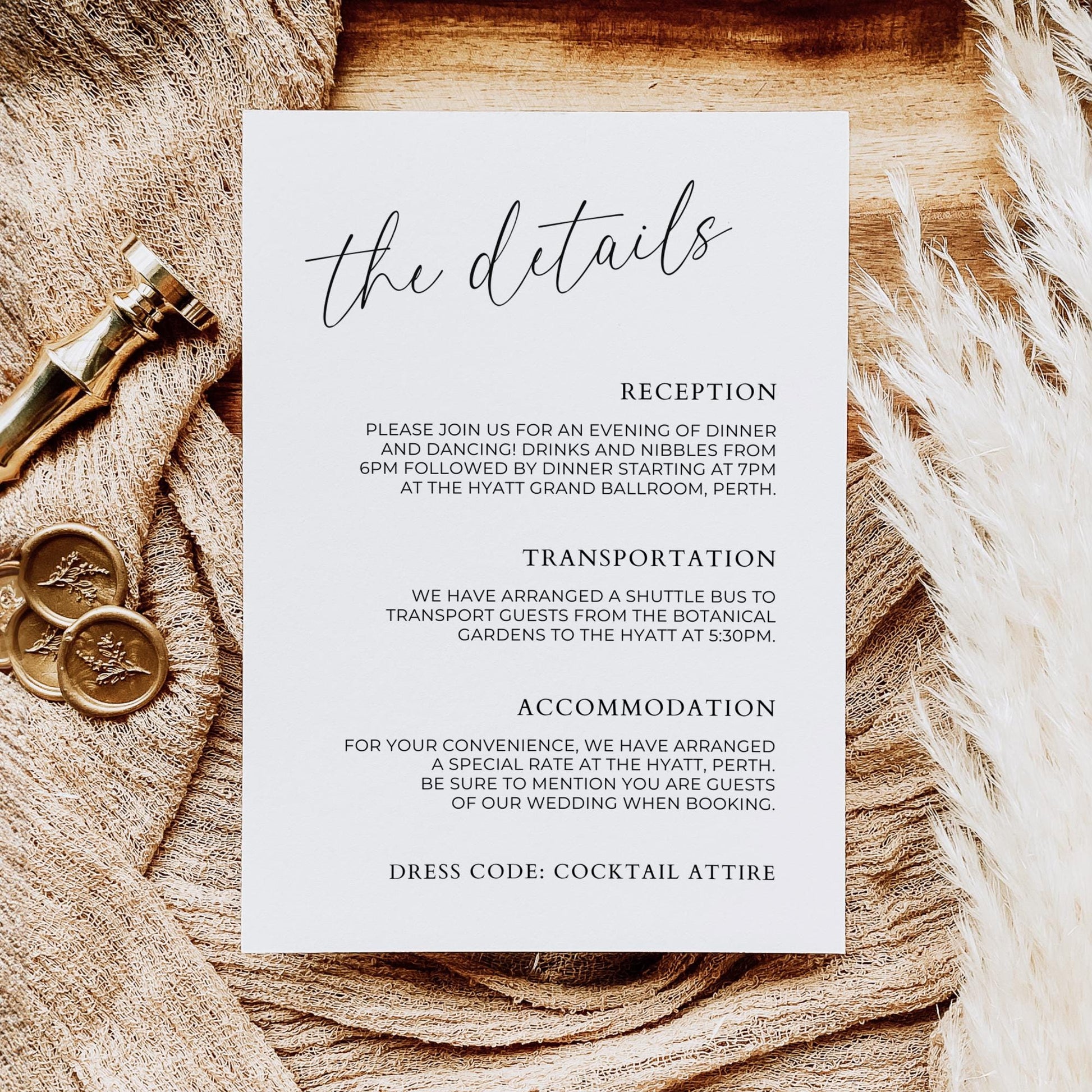 Invitation Suite with RSVP and Details Card, Minimalist Wedding QR Code Invite Template, Customizable DIY Printable Wedding Stationery Set