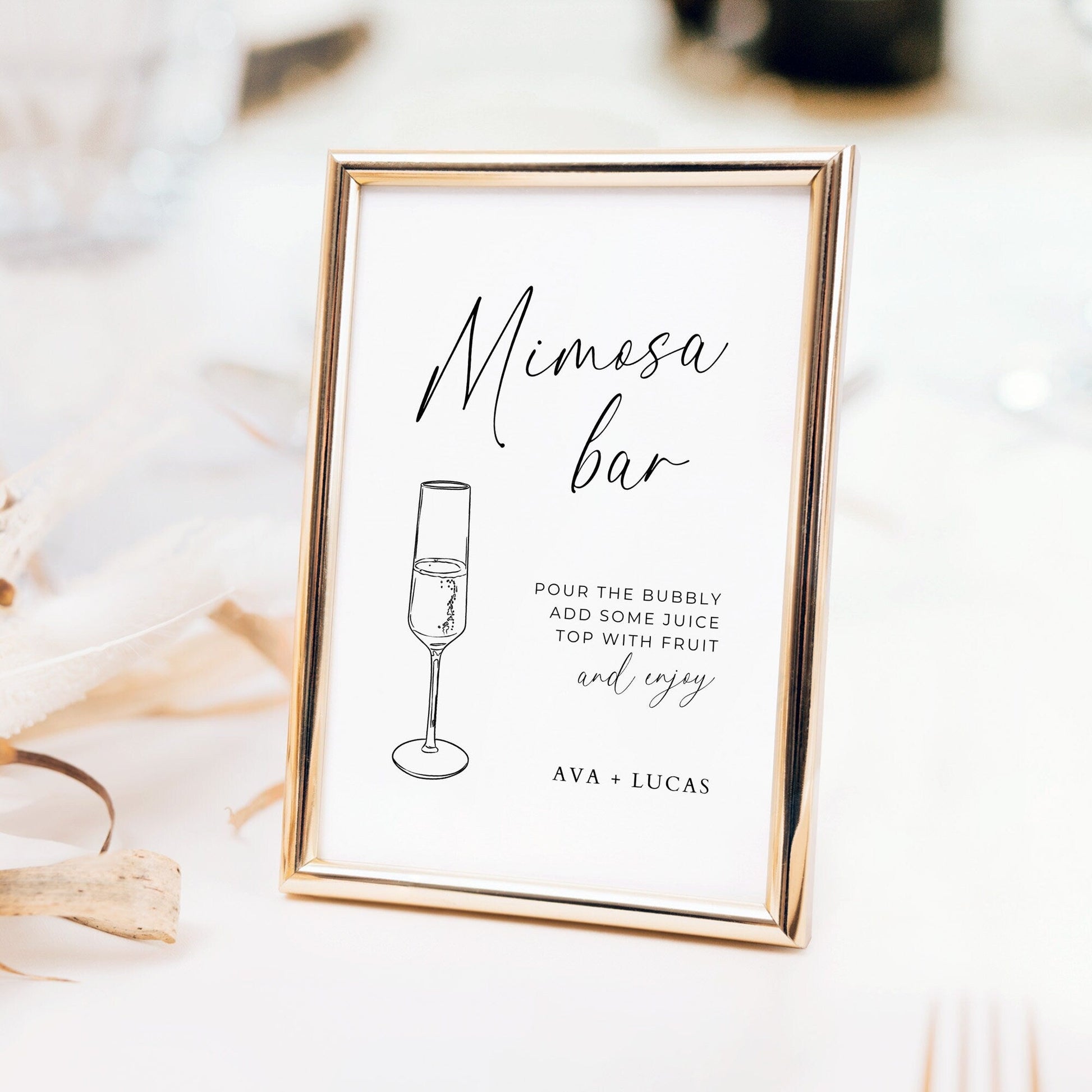 Mimosa Bar Sign Template – Amber & Rose Creative Studios mimosa-bar-sign-template-amber-rose-creative-studios