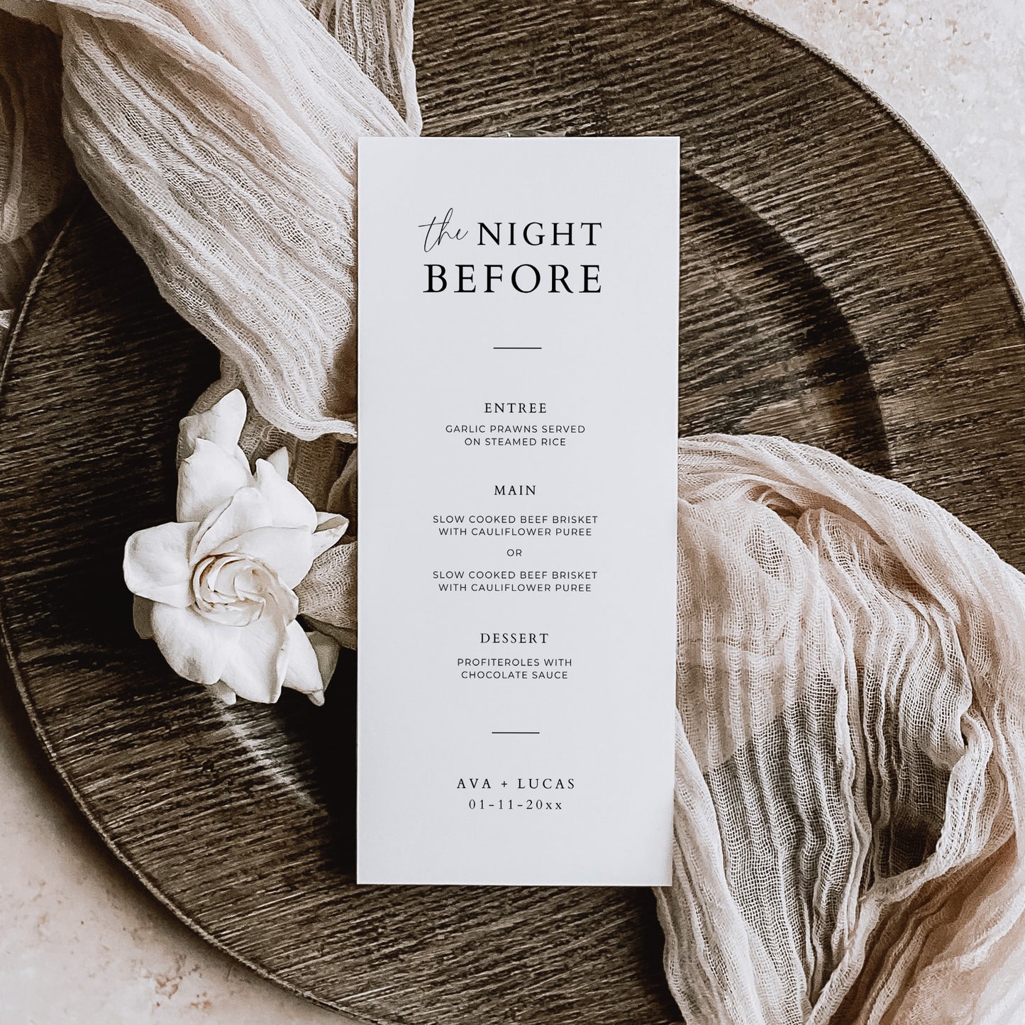 The Night Before Rehearsal Dinner Template Bundle