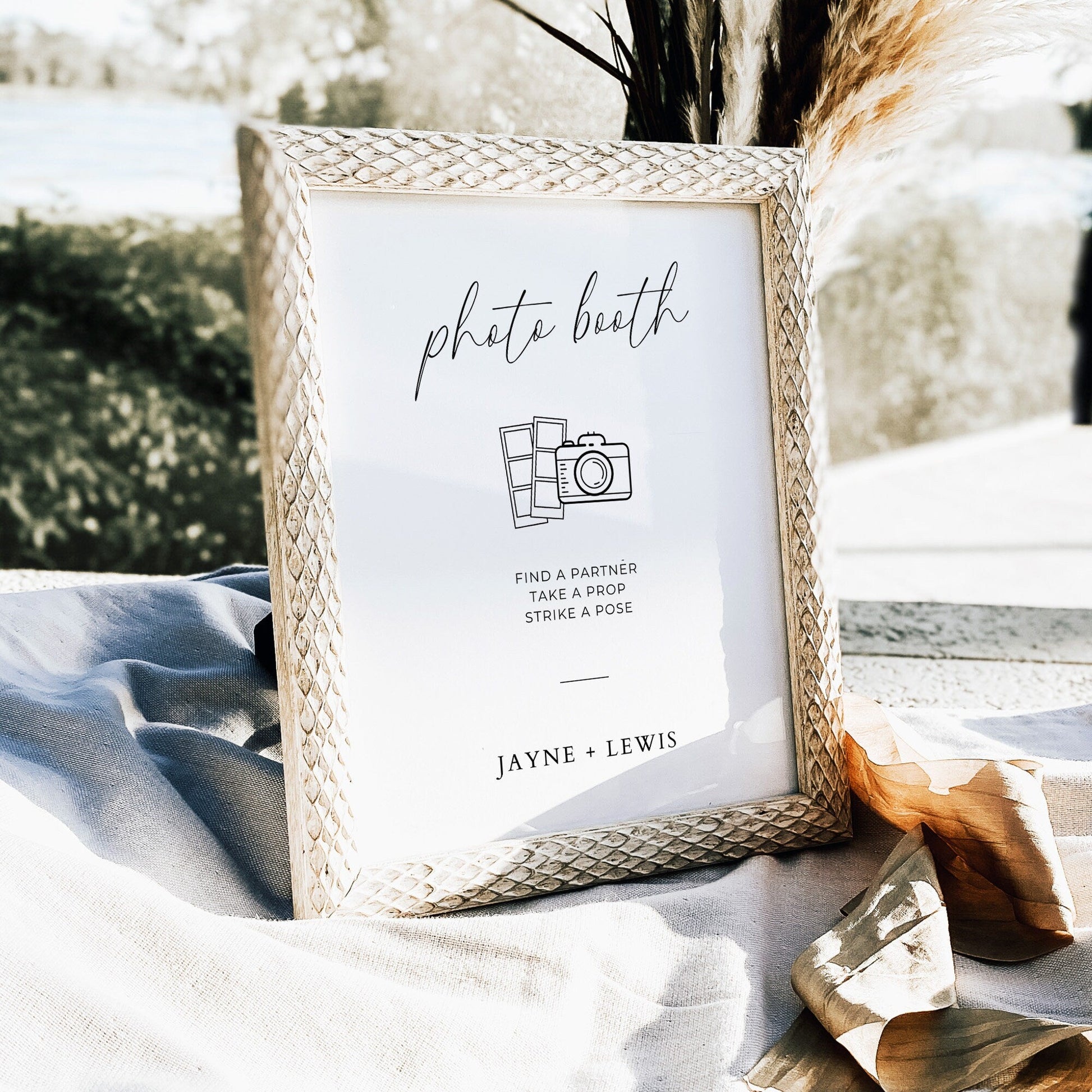 photobooth-sign-template-amber-rose-creative-studios for Free Printable Photo Booth Sign Template Photobooth Sign Template – Amber & Rose Creative Studios for Free Printable Photo Booth Sign Template