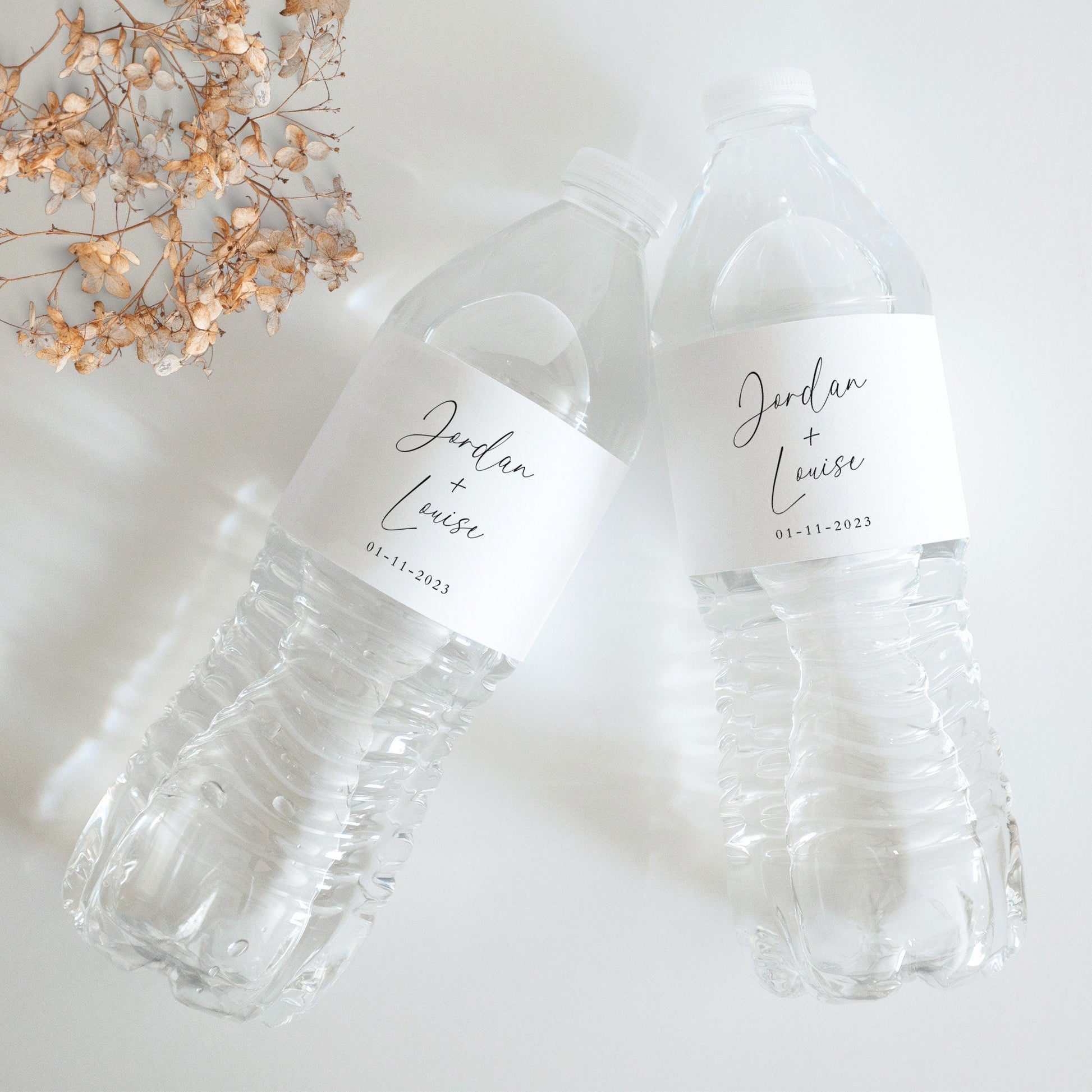 Printable Minimalist Water Bottle Sticker