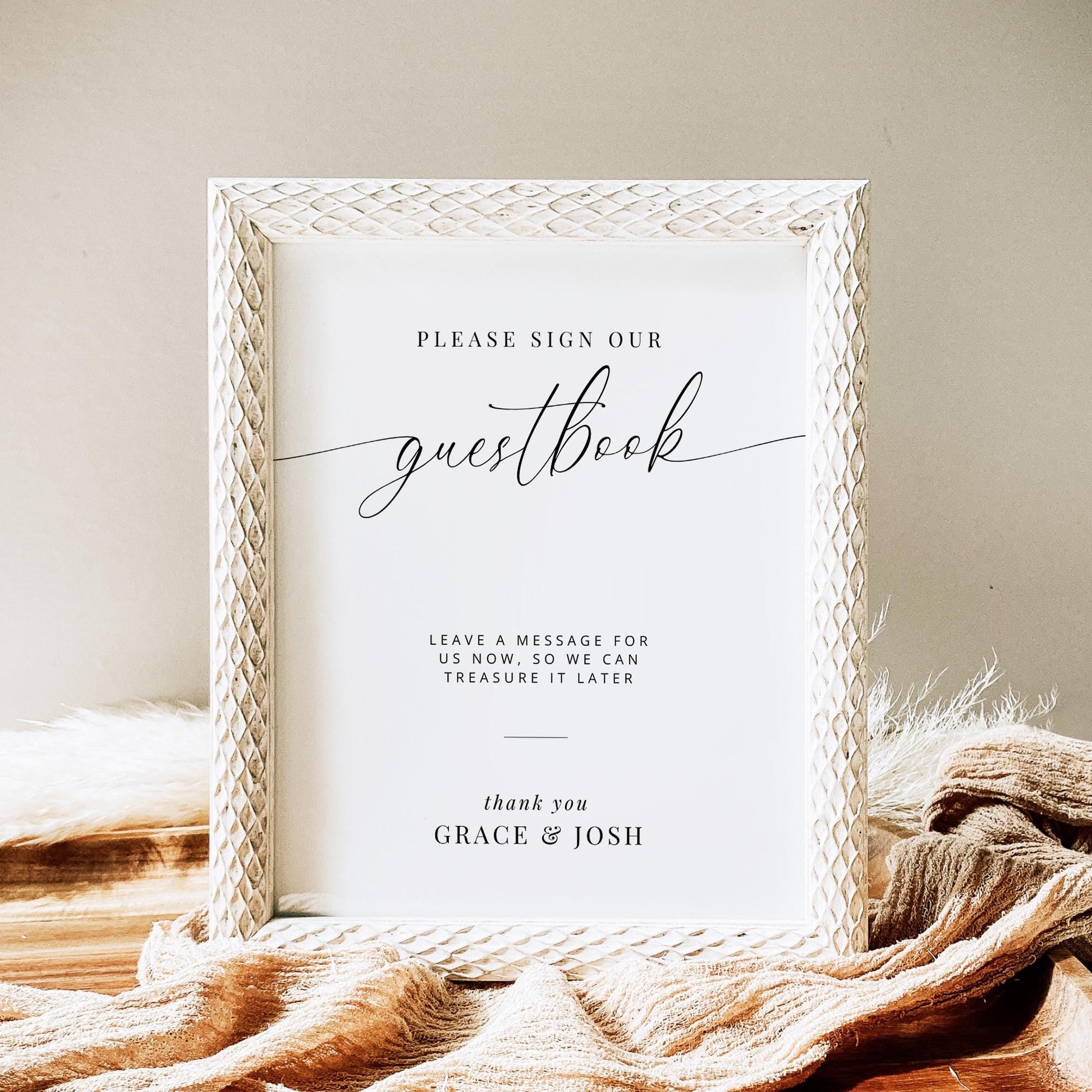 Engagement Party or Wedding Please Sign Our Guest Book Sign